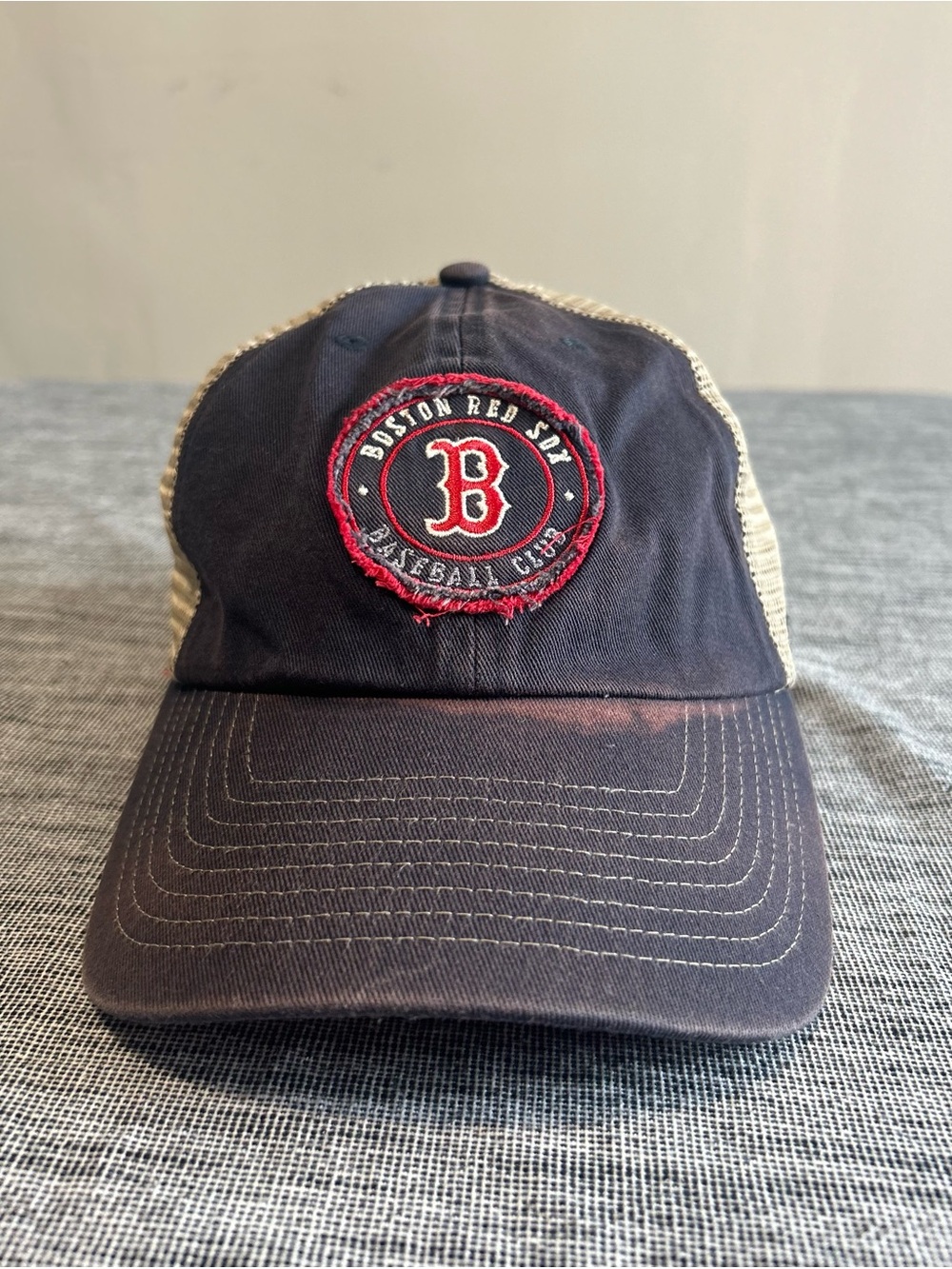 Boston Red Sox Navy and Cream Baseball Cap